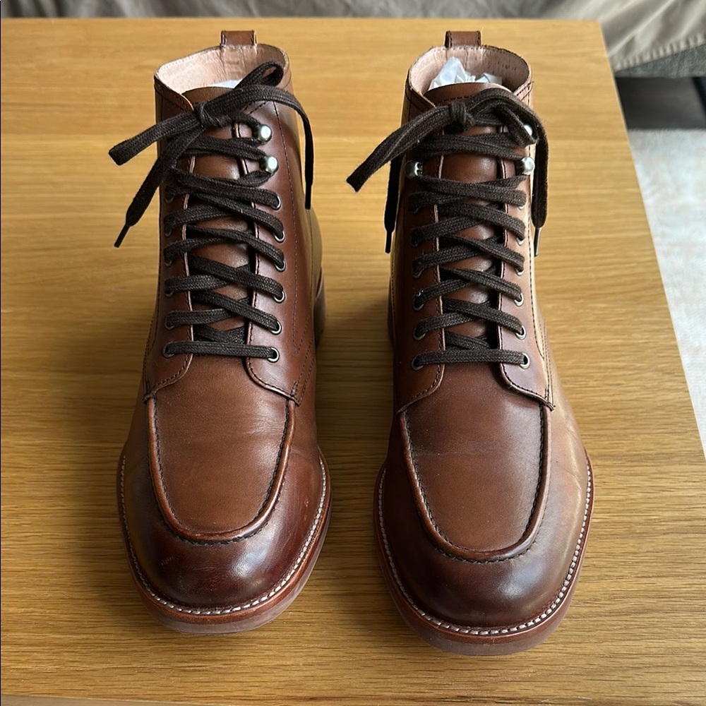 Men's Brown Leather Boots
